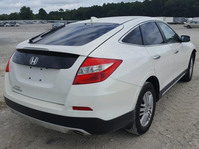 5J6TF3H35FL000847 - 2015 HONDA CROSSTOUR WHITE photo 4