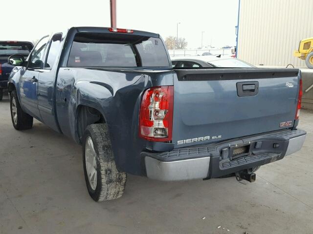 1GTEC19J98Z103469 - 2008 GMC SIERRA C15 BLUE photo 3