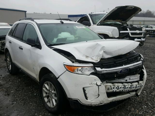 2FMDK3GC2EBB10305 - 2014 FORD EDGE SE WHITE photo 1