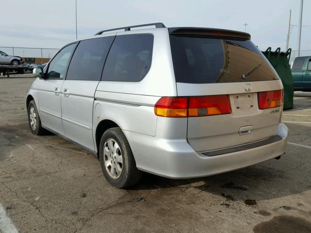 5FNRL18633B127439 - 2003 HONDA ODYSSEY EX SILVER photo 3