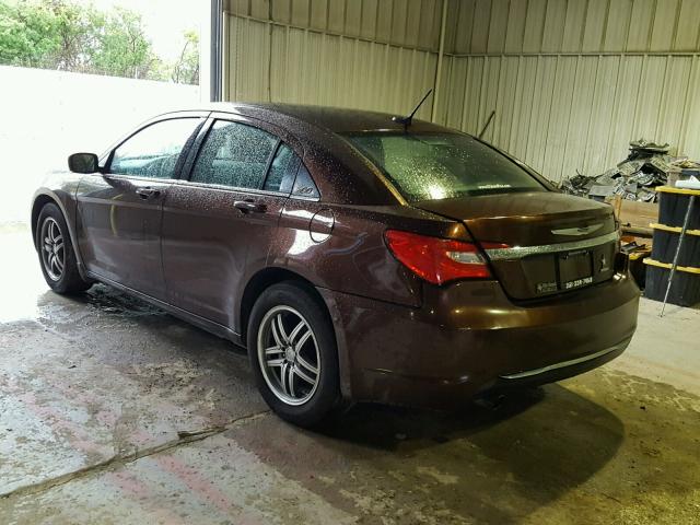 1C3CCBBG6CN250378 - 2012 CHRYSLER 200 TOURIN BROWN photo 3