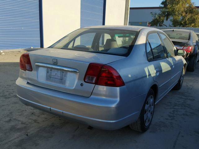 JHMES26752S000257 - 2002 HONDA CIVIC EX SILVER photo 4