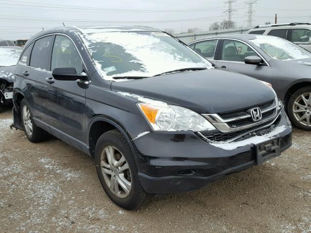 JHLRE3H70BC010561 - 2011 HONDA CR-V EXL BLACK photo 1