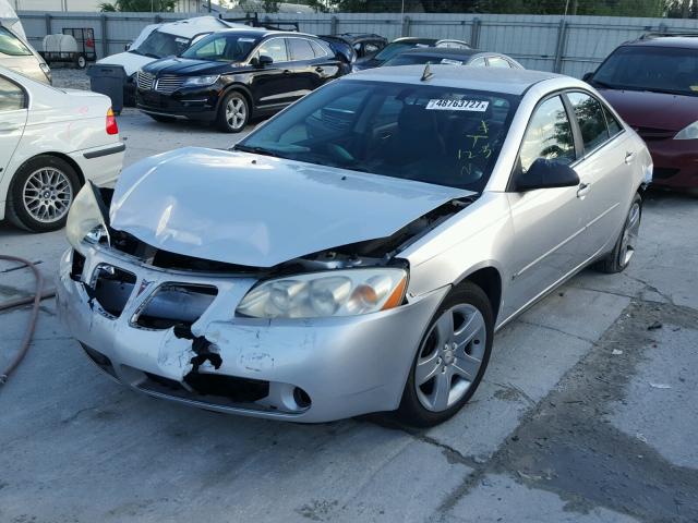 1G2ZG57B294131111 - 2009 PONTIAC G6 SILVER photo 2