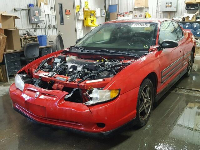 2G1WZ151749335686 - 2004 CHEVROLET MONTE CARL RED photo 2