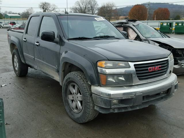 1GTDT13E198137274 - 2009 GMC CANYON BLACK photo 1