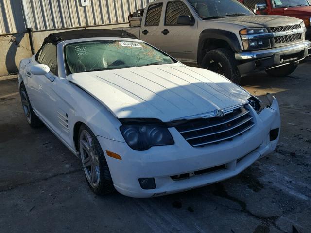 1C3AN65L55X043330 - 2005 CHRYSLER CROSSFIRE WHITE photo 1