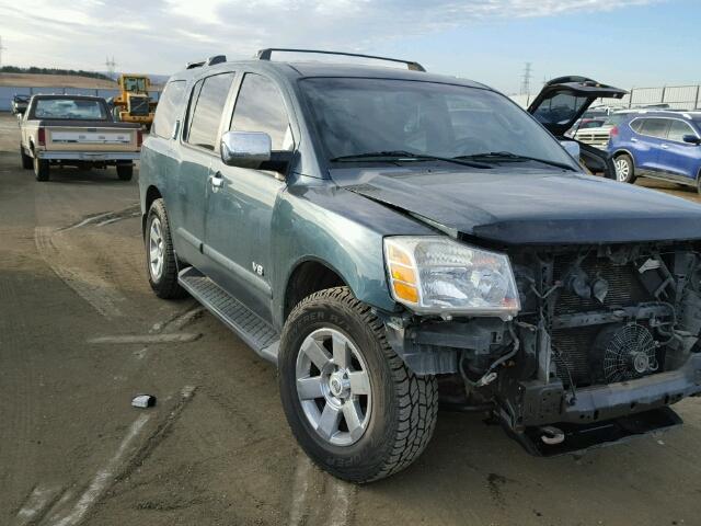 5N1AA08B95N739266 - 2005 NISSAN ARMADA SE BLUE photo 1