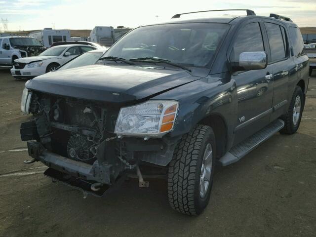 5N1AA08B95N739266 - 2005 NISSAN ARMADA SE BLUE photo 2