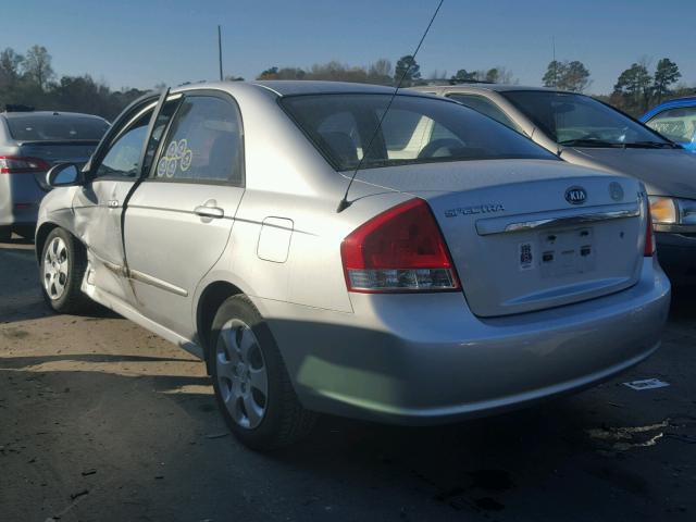 KNAFE222095662552 - 2009 KIA SPECTRA EX SILVER photo 3