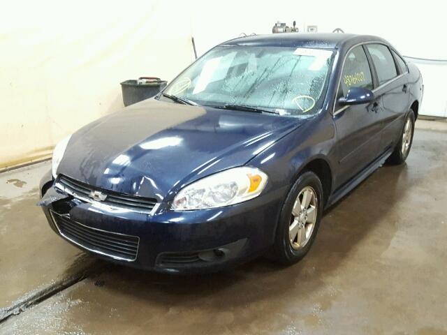 2G1WG5EK2B1280839 - 2011 CHEVROLET IMPALA LT Կապույտ լուսանկար 2