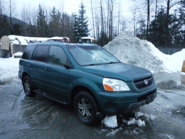 2HKYF18413H544867 - 2003 HONDA PILOT EX GREEN photo 1