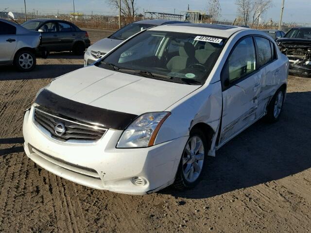 3N1AB6AP0AL675819 - 2010 NISSAN SENTRA 2.0 WHITE photo 2