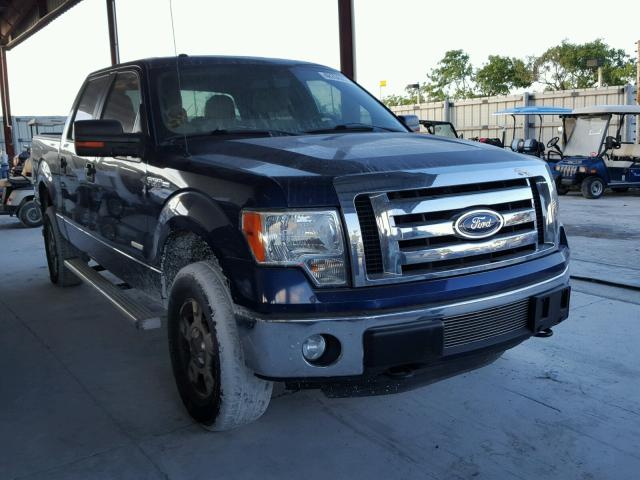 1FTFW1ET5BKD98394 - 2011 FORD F150 SUPER BLUE photo 1