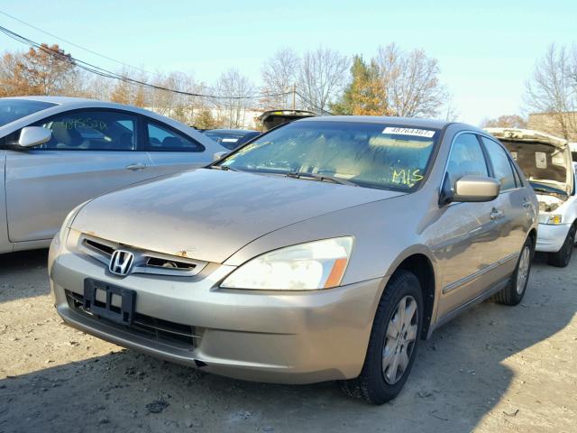 1HGCM55344A095021 - 2004 HONDA ACCORD LX BEIGE photo 2