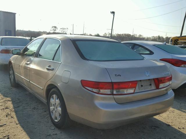 1HGCM55344A095021 - 2004 HONDA ACCORD LX BEIGE photo 3