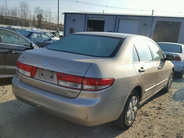 1HGCM55344A095021 - 2004 HONDA ACCORD LX BEIGE photo 4