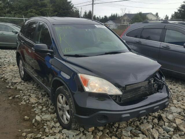 5J6RE48508L800785 - 2008 HONDA CR-V EX BLACK photo 1