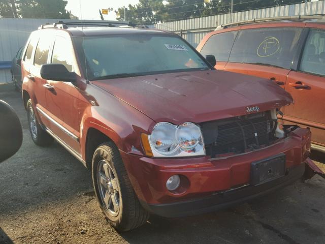 1J8HR58215C615862 - 2005 JEEP GRAND CHER RED photo 1