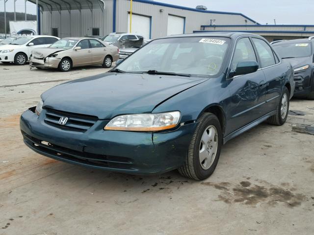 1HGCG16582A022330 - 2002 HONDA ACCORD EX GREEN photo 2