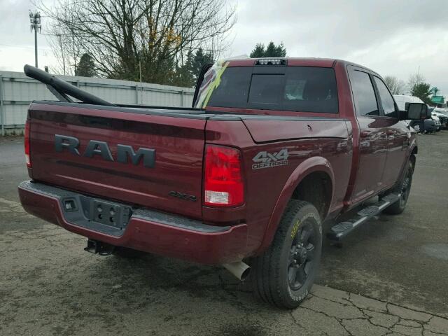 3C6UR5DL8HG657409 - 2017 RAM 2500 SLT RED photo 4