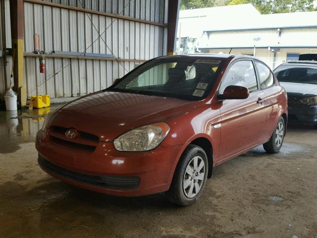 KMHCM3AC8AU160404 - 2010 HYUNDAI ACCENT BLU ORANGE photo 2