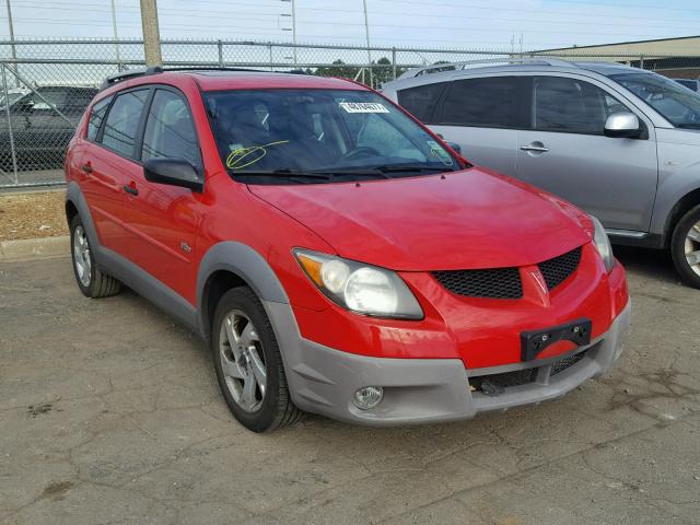 5Y2SL62873Z437693 - 2003 PONTIAC VIBE RED photo 1