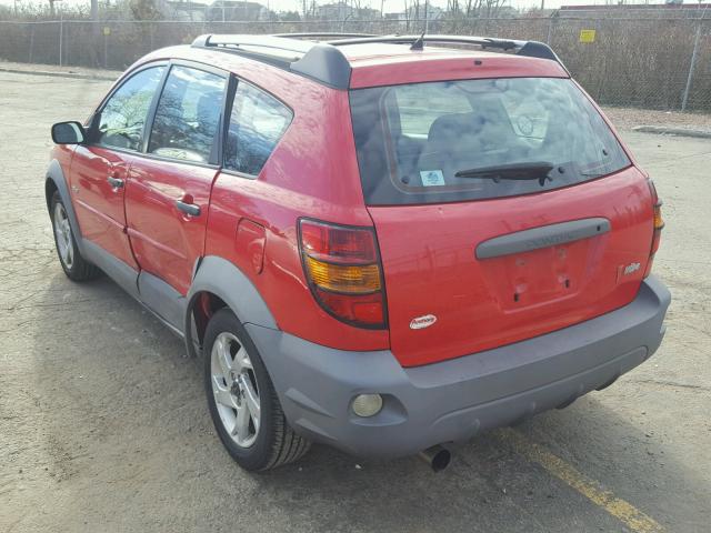 5Y2SL62873Z437693 - 2003 PONTIAC VIBE RED photo 3