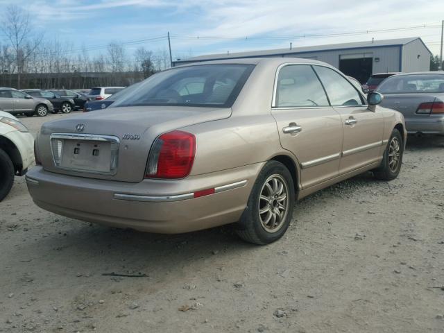 KMHFU45E25A421337 - 2005 HYUNDAI XG 350 BEIGE photo 4