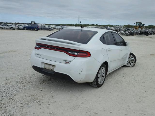 1C3CDFDH8FD123779 - 2015 DODGE DART SE AE WHITE photo 4