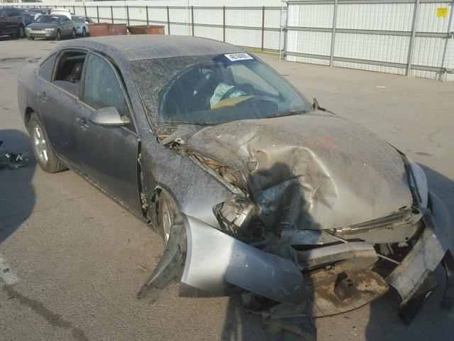 2G1WT58N981278628 - 2008 CHEVROLET IMPALA LT GRAY photo 1