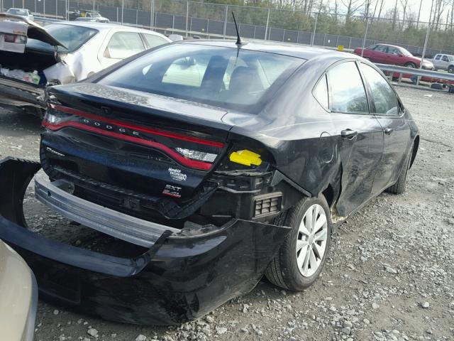 1C3CDFBB9ED669424 - 2014 DODGE DART SXT BLACK photo 4