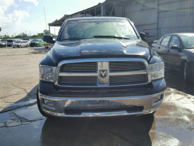 1D7RB1CTXBS596602 - 2011 DODGE RAM 1500 BLACK photo 9