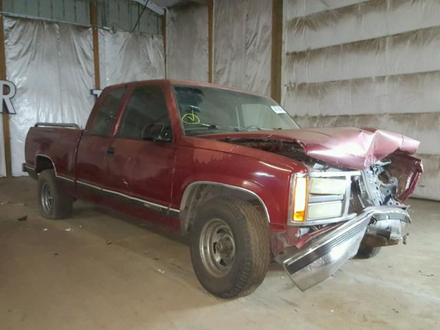 2GTEC19K3N1555477 - 1992 GMC SIERRA C15 RED photo 1