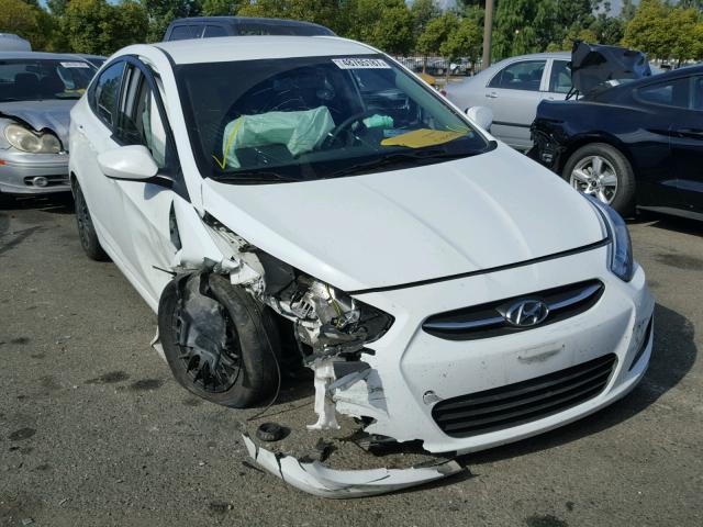 KMHCT4AE4GU007120 - 2016 HYUNDAI ACCENT SE WHITE photo 1