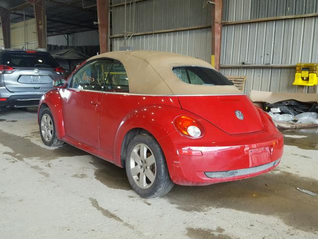 3VWRF31Y87M401862 - 2007 VOLKSWAGEN NEW BEETLE Qırmızı foto 3