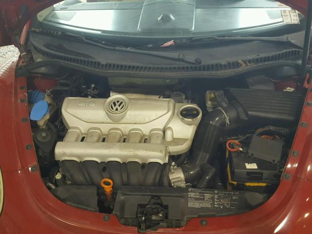 3VWRF31Y87M401862 - 2007 VOLKSWAGEN NEW BEETLE Qırmızı foto 7