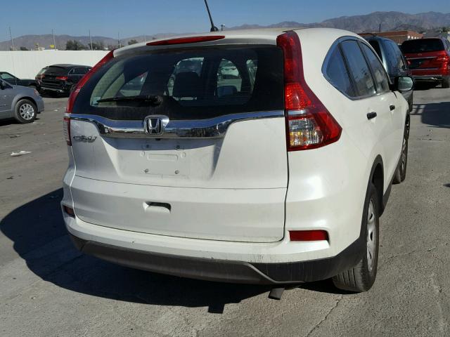 5J6RM3H33GL012190 - 2016 HONDA CR-V LX WHITE photo 4