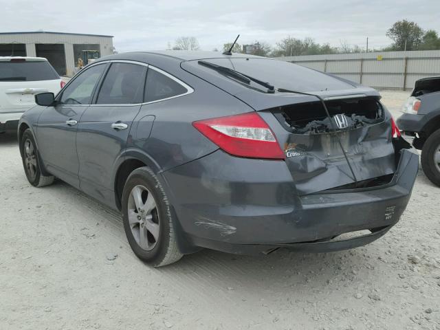 5J6TF1H32AL012239 - 2010 HONDA ACCORD CRO GRAY photo 3