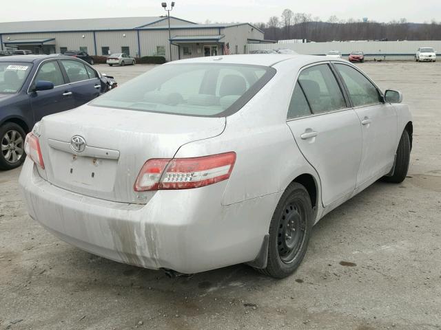 4T1BF3EK4BU600045 - 2011 TOYOTA CAMRY BASE SILVER photo 4