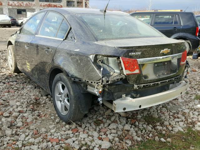 1G1PC5SB0E7424979 - 2014 CHEVROLET CRUZE LT BLACK photo 3