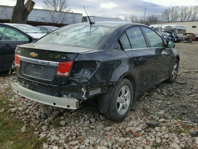 1G1PC5SB0E7424979 - 2014 CHEVROLET CRUZE LT BLACK photo 4