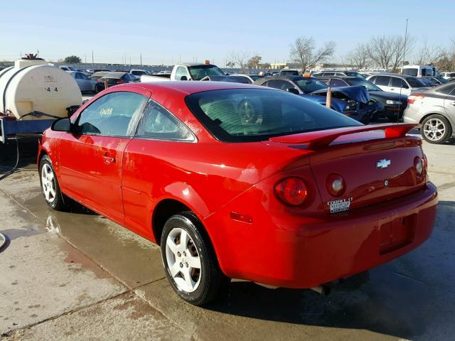 1G1AL15F677157380 - 2007 CHEVROLET COBALT LT RED photo 3