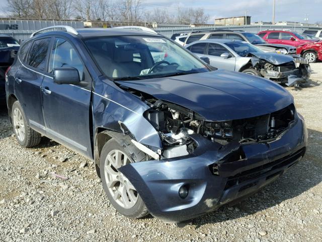 JN8AS5MV5DW138416 - 2013 NISSAN ROGUE S BLUE photo 1