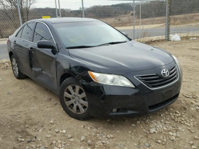 4T1BE46K38U786046 - 2008 TOYOTA CAMRY CE BLACK photo 1