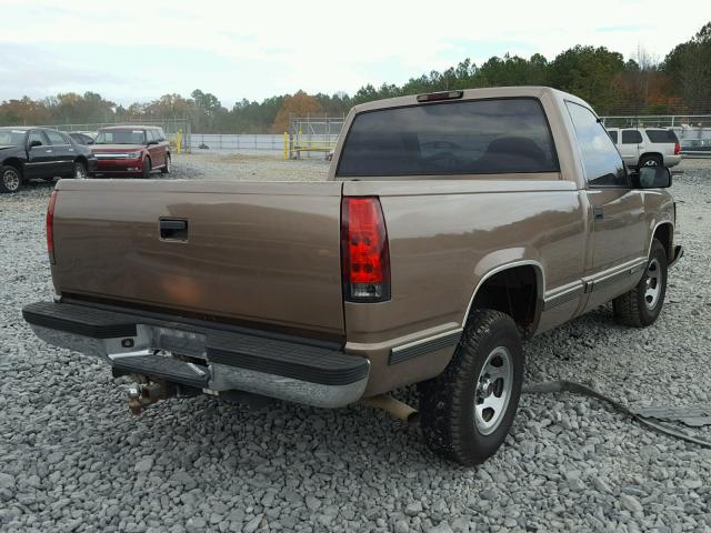 1GTEC14W8VZ515901 - 1997 GMC SIERRA C15 BROWN photo 4