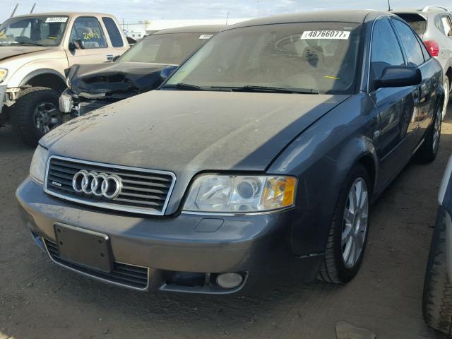 WAUCD64B74N092195 - 2004 AUDI A6 S-LINE CHARCOAL photo 2