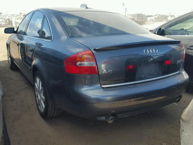 WAUCD64B74N092195 - 2004 AUDI A6 S-LINE CHARCOAL photo 3