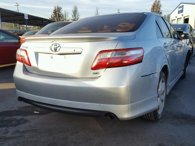 4T1BE46K67U626984 - 2007 TOYOTA CAMRY NEW SILVER photo 4