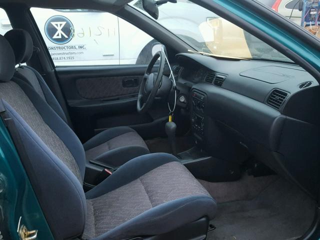 1N4AB41D1XC719294 - 1999 NISSAN SENTRA BAS GREEN photo 5